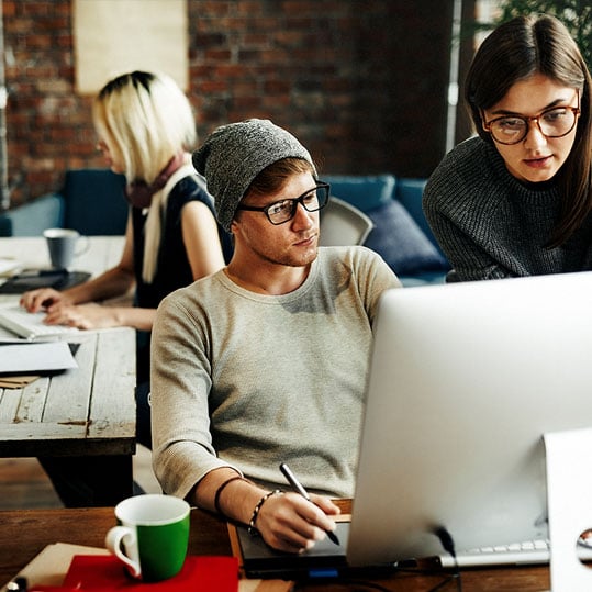 SOH Digital Media web design team at work